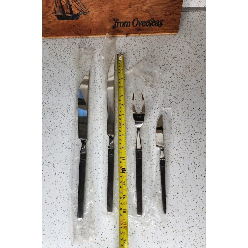 Arthur SALM MCM Stainless Steel Japan Carving Set 9 Piece ASFI Satin w/ Case